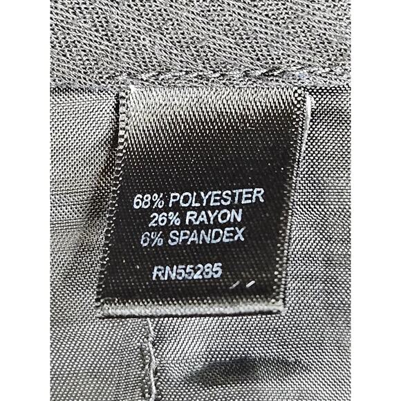 Express Design Studio Women's Gray Sz 12 Dress Pants Wide Leg Polyester Blend - Picture 5 of 9